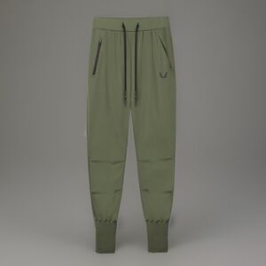 ASRV Men’s Tetra-Lite High Rib Jogger Pants Olive Green Large DSG-0477 Gym
